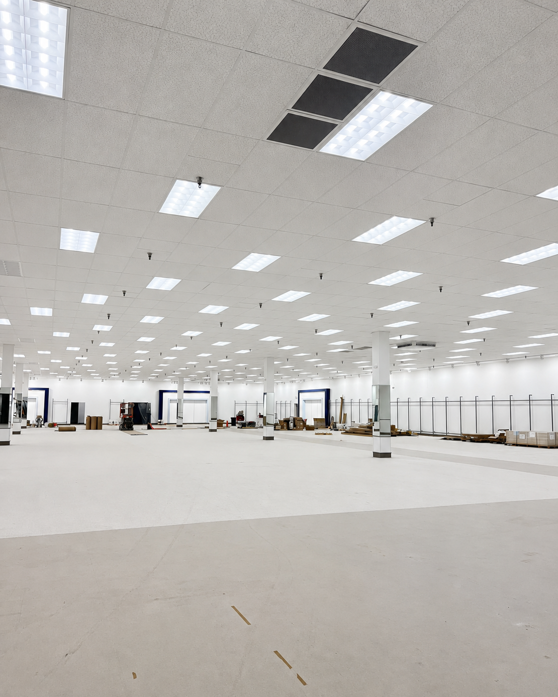Retail or office space ready for finishes