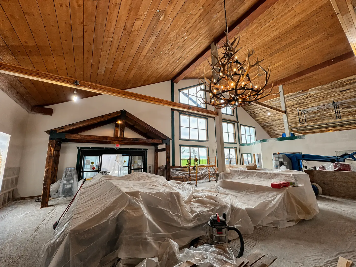 Hospitality interior — lobby or common area