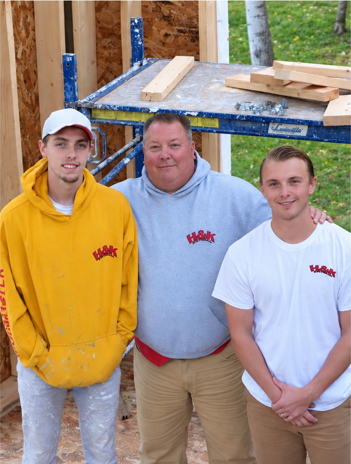 Rod, Spencer and Sterling together as today's H&K crew